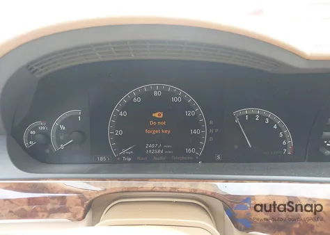 2007 Mercedes-Benz S 550 from USA, damaged, VIN WDDNG71X47A108623